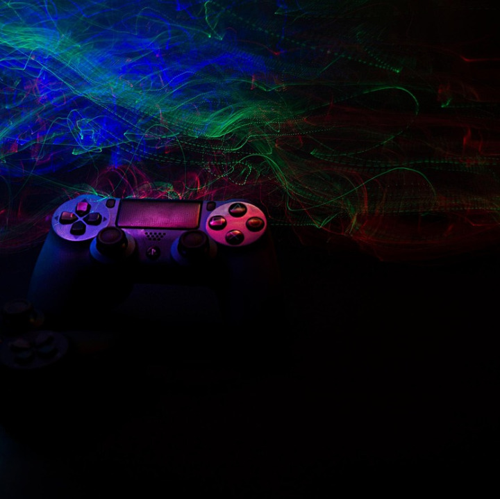 neon game controller