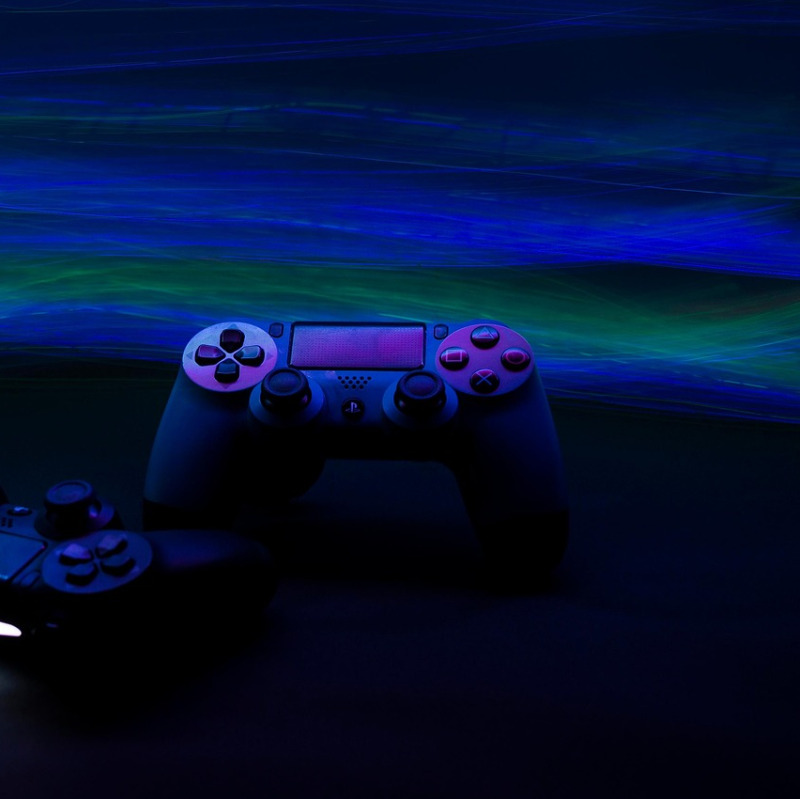 neon game controller